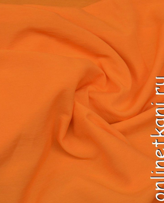Ткань Вискоза 0201 цвет оранжевый картинка