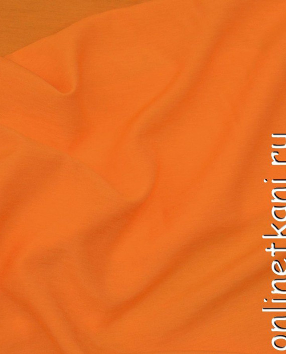 Ткань Вискоза 0201 цвет оранжевый картинка 2