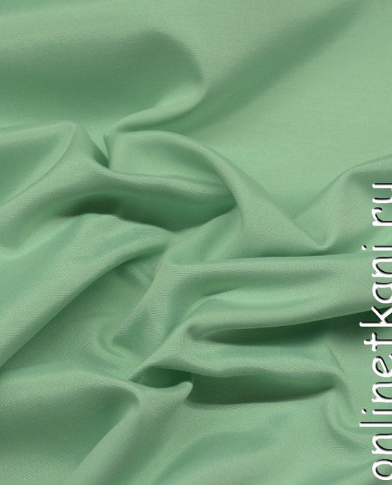 Ткань Хлопок Костюмный 1018 цвет зеленый картинка 1