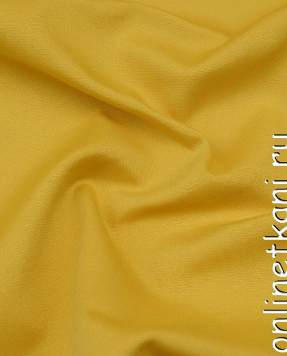 Ткань Хлопок Костюмный 1020 цвет желтый картинка 2
