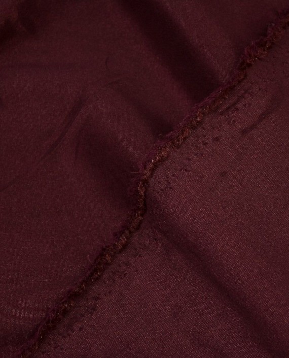 Ткань Вискоза Рубашечная 0328 цвет бордовый картинка 2