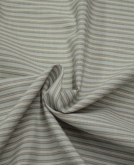Ткань Вискоза Рубашечная 0340 цвет серый в полоску картинка