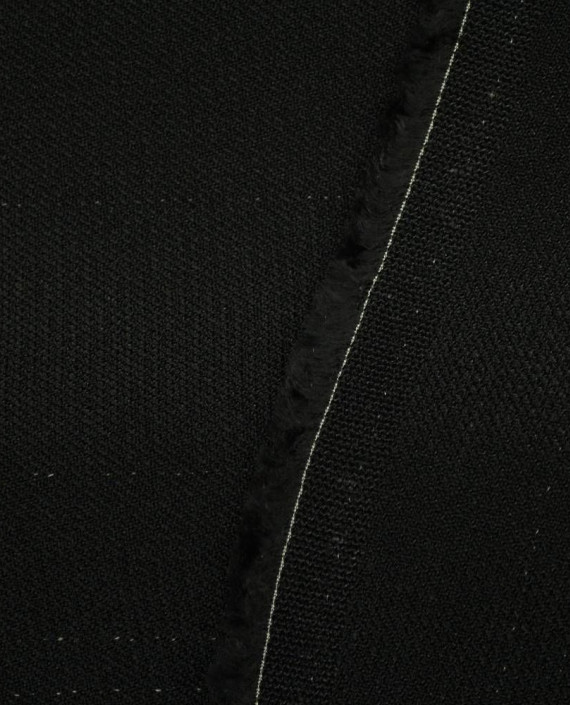 Ткань Вискоза Костюмная 0386 цвет черный картинка 2