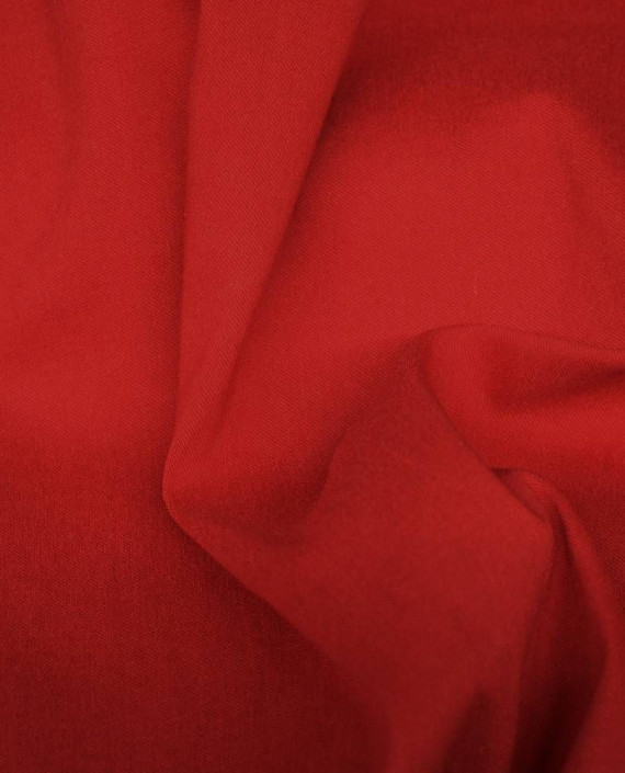 Ткань Вискоза Костюмная 0387 цвет красный картинка 2