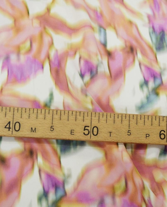 Ткань Вискоза Плательно-рубашечная 0407 цвет разноцветный цветочный картинка 1