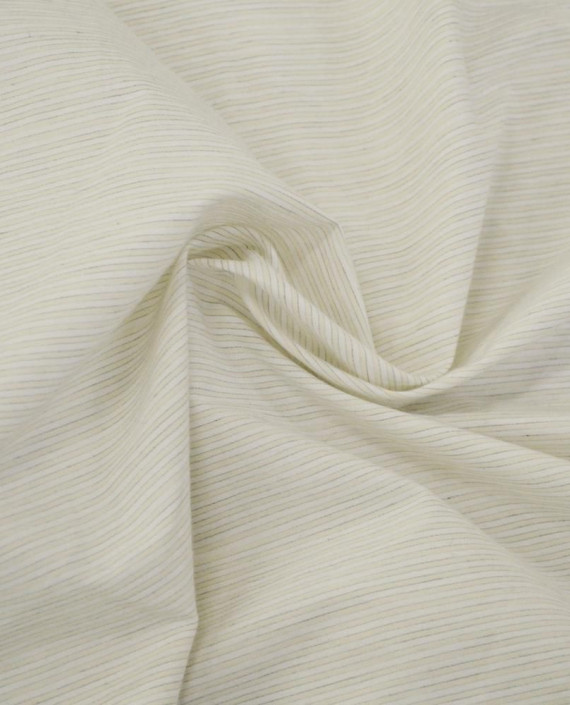 Ткань Вискоза Рубашечная 0415 цвет белый в полоску картинка