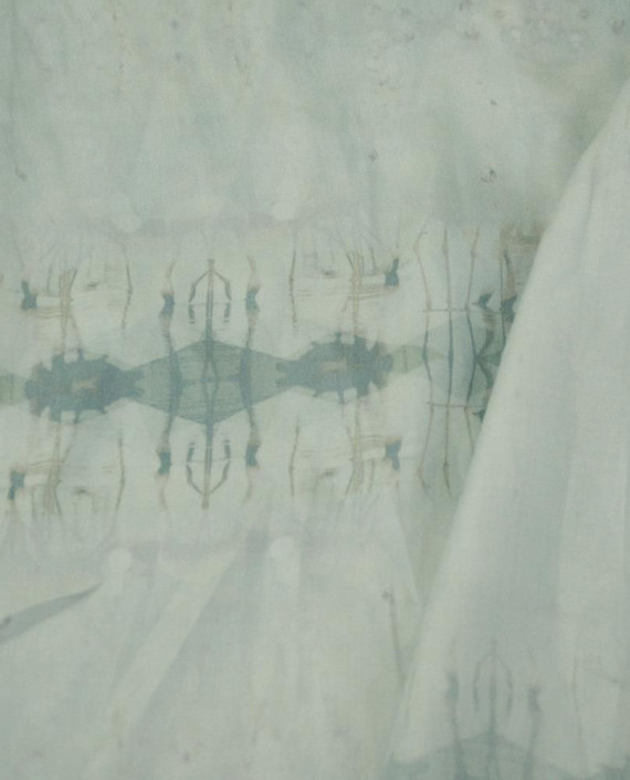 Ткань Вискоза Плательная 0417 цвет серый абстрактный картинка 2