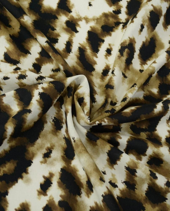 Ткань Вискоза Рубашечная 0429 цвет разноцветный леопардовый картинка