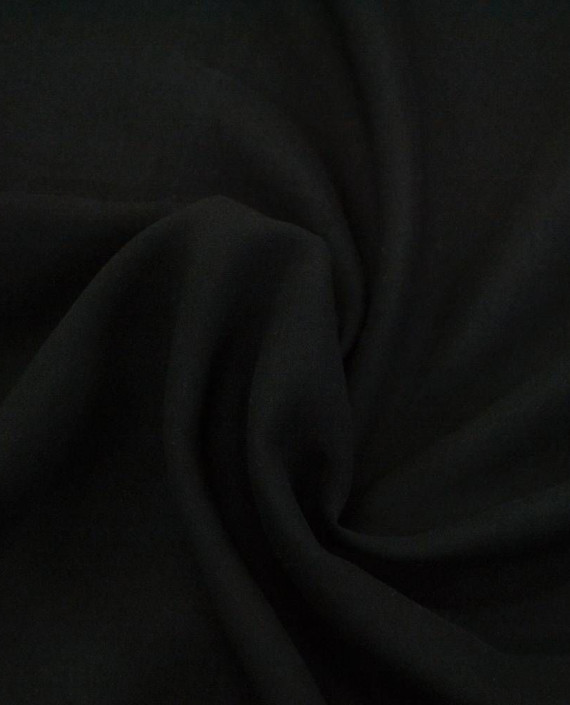 Ткань Штапель 0447 цвет черный картинка