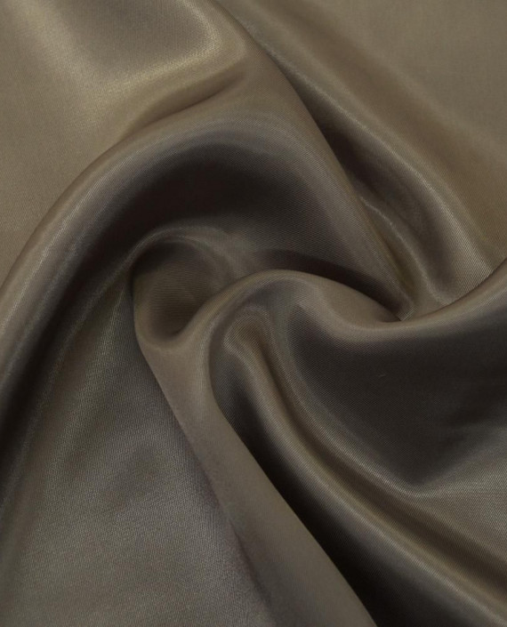 Ткань Подкладочная Вискоза 0474 цвет коричневый картинка
