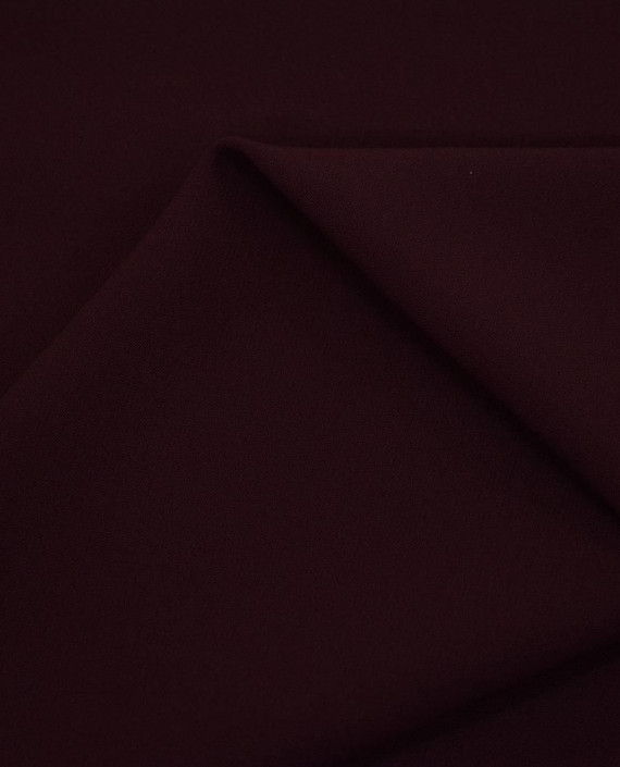 Ткань Вискоза Костюмная 0488 цвет бордовый картинка 2