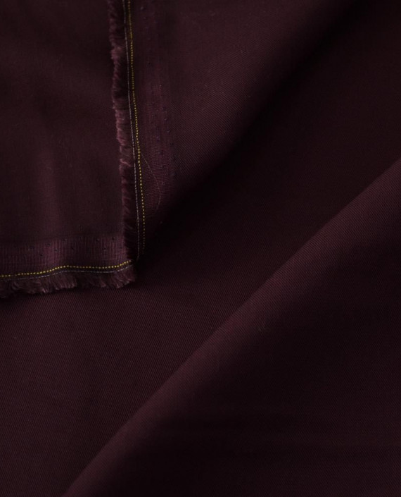 Ткань Вискоза Рубашечная 0567 цвет бордовый картинка 1