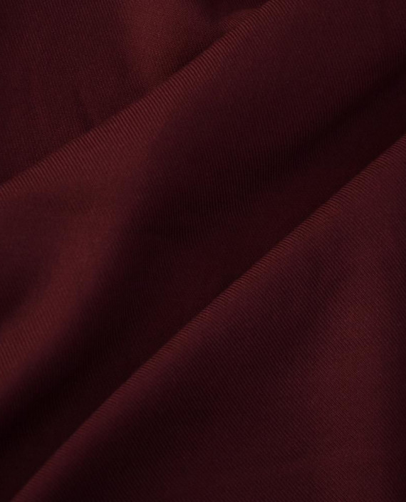 Ткань Вискоза Рубашечная 0570 цвет бордовый картинка 1