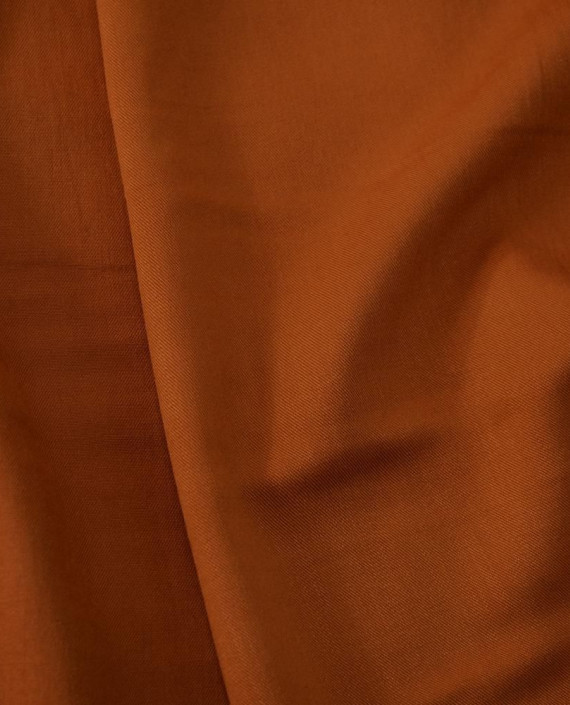 Ткань Вискоза Рубашечная 0571 цвет оранжевый картинка 2