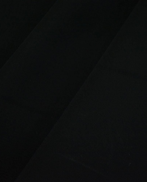 Шифон вискозный 0608 цвет черный картинка 2