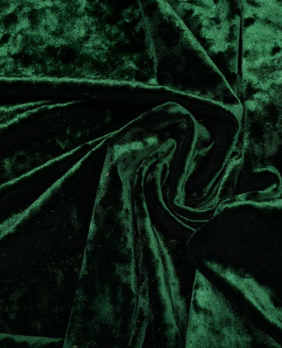 Ткань Бархат Мраморный 067 цвет зеленый картинка