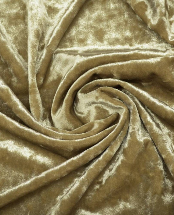 Ткань Бархат Мраморный 069 цвет золотой картинка