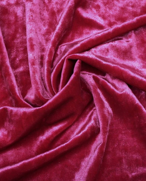 Последний отрез-1м Ткань Бархат Мраморный  1072 цвет розовый картинка