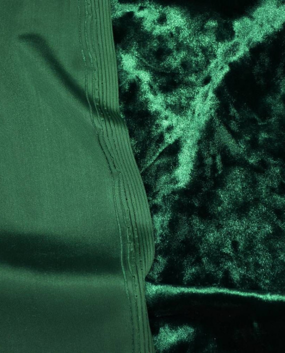 Ткань Бархат Мраморный 075 цвет зеленый картинка 1