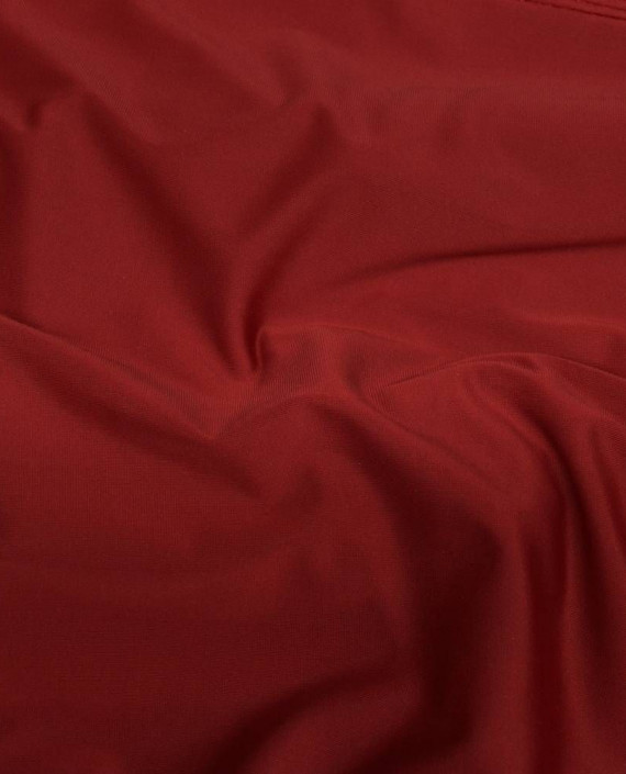 Ткань Бархат-стрейч 116 цвет красный картинка 2