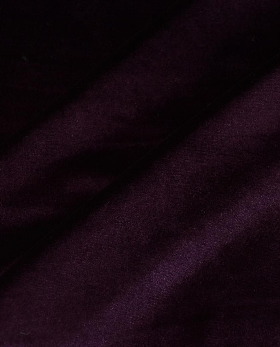 Бархат стрейч 159 цвет фиолетовый картинка 2