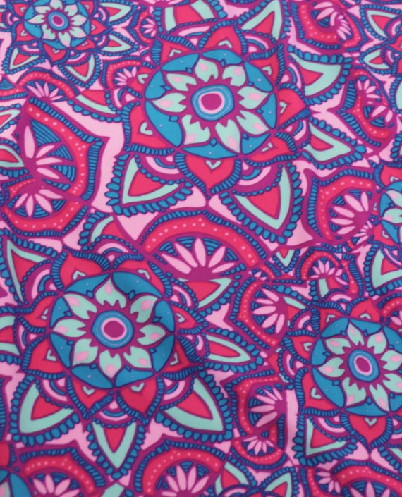 Ткань Бифлекс Принт 0203 цвет разноцветный абстрактный картинка
