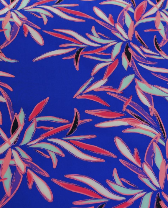 Ткань Бифлекс Принт 0213 цвет разноцветный цветочный картинка