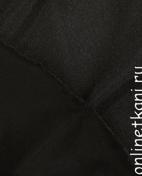 Ткань дублерин трикотажный 005 цвет черный картинка 2