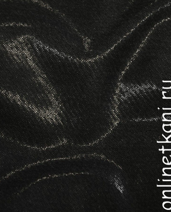 Ткань дублерин хлопчатобумажный 011 цвет черный картинка 1