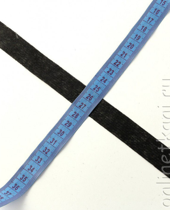 Нитепрошивной флизелин 20 мм 030 цвет черный картинка 1