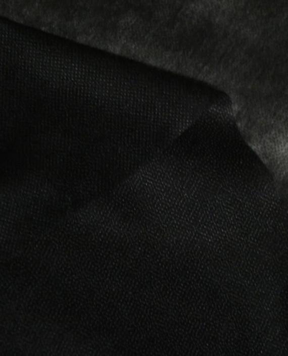 Ткань Флизелин 066 цвет черный картинка 1