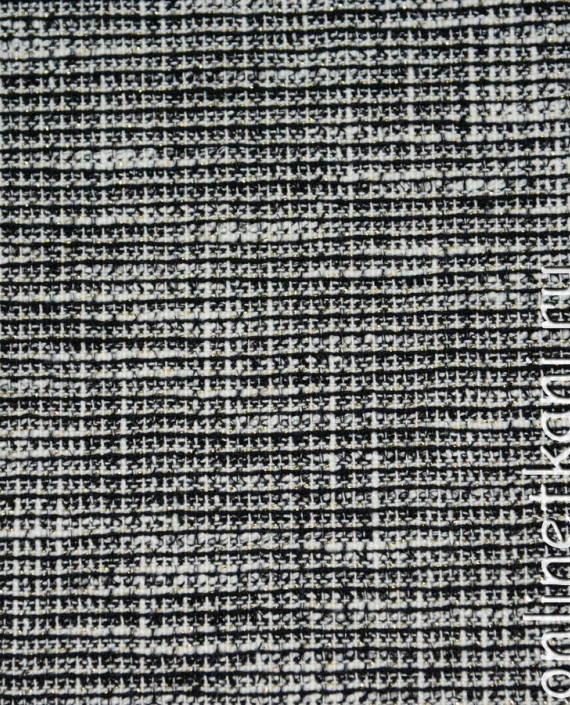 Ткань Хлопок "Офисная клетка" 0057 цвет серый в клетку картинка 1