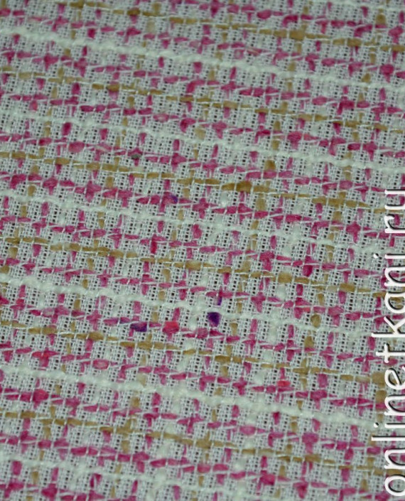 Ткань "Розовые квадраты" 0082 цвет разноцветный в клетку картинка 1