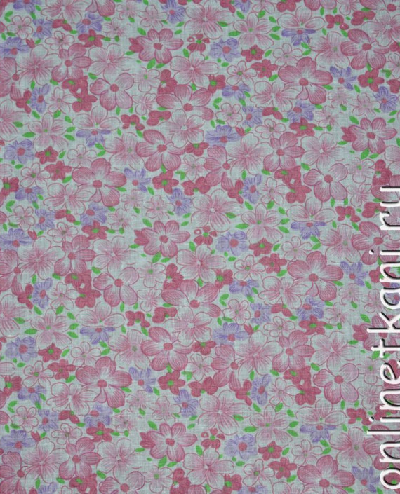 Ткань Хлопок "Аврора" 0106 цвет разноцветный цветочный картинка