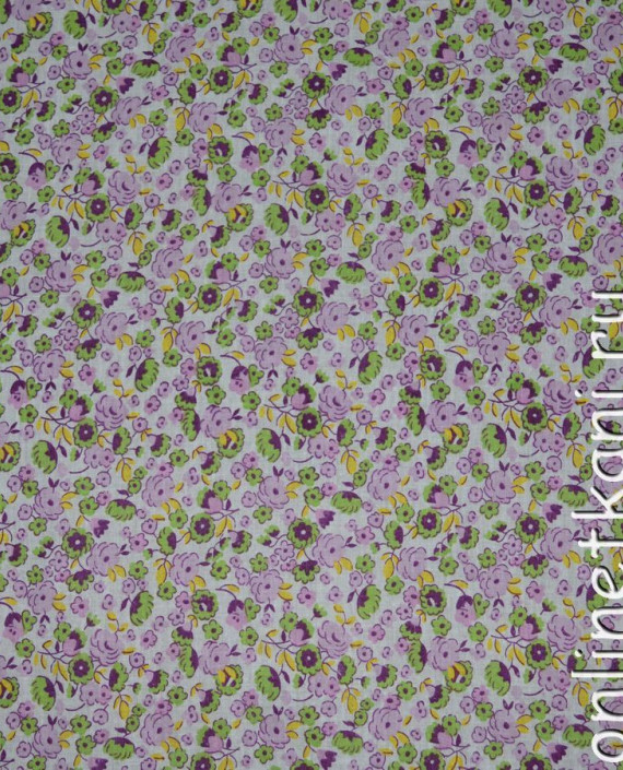 Ткань Хлопок "Белла" 0140 цвет разноцветный цветочный картинка