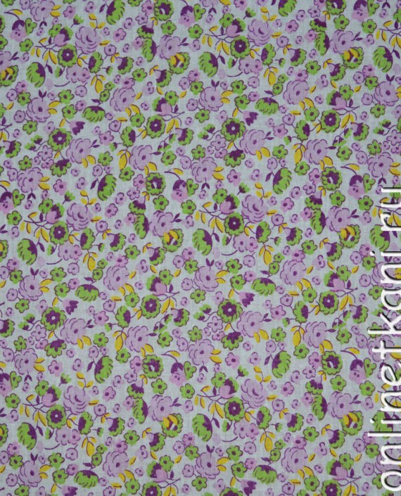 Ткань Хлопок "Белла" 0140 цвет разноцветный цветочный картинка 1