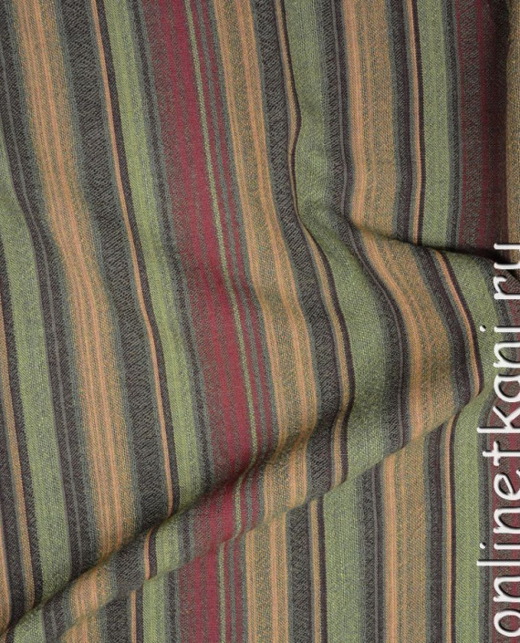 Ткань Хлопок Рубашечный "В деревенском стиле" 0178 цвет разноцветный в полоску картинка 1