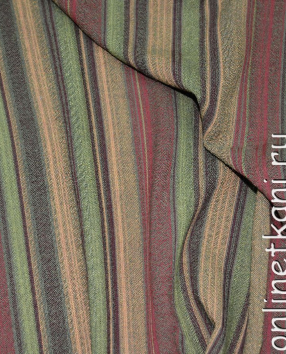 Ткань Хлопок Рубашечный "В деревенском стиле" 0178 цвет разноцветный в полоску картинка