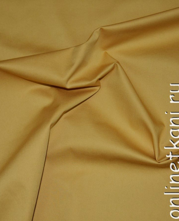 Ткань Хлопок Рубашечный "Песок" 0184 цвет золотой картинка