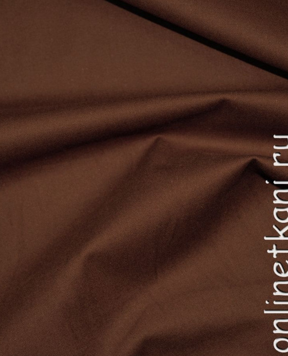 Ткань Хлопок Рубашечный "Молочный шоколад" 0194 цвет коричневый картинка