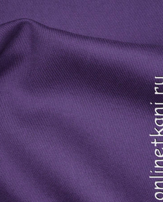 Ткань Хлопок Костюмный "Фиолетовый" 0197 цвет фиолетовый картинка 1