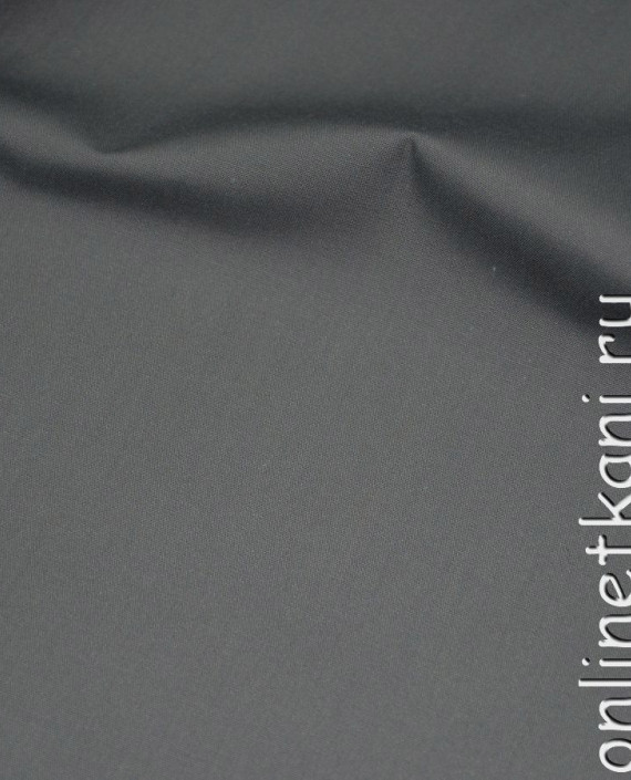 Ткань Хлопок Рубашечный "Насыщенно серый" 0201 цвет серый картинка 2