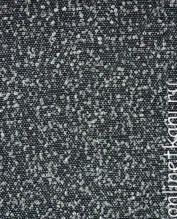 Ткань Хлопок Костюмный "Выпущенная петля" 0208 цвет серый картинка