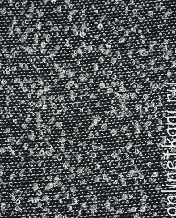 Ткань Хлопок Костюмный "Выпущенная петля" 0208 цвет серый картинка 1