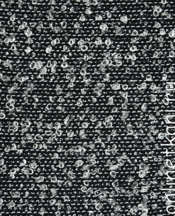 Ткань Хлопок Костюмный "Выпущенная петля" 0208 цвет серый картинка 2
