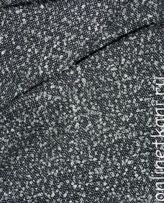 Ткань Хлопок Костюмный "Выпущенная петля" 0208 цвет серый картинка 3
