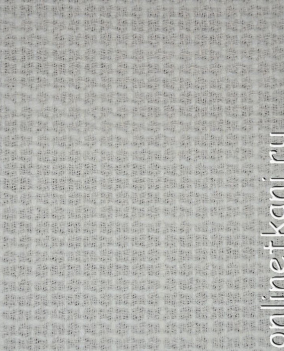 Ткань Хлопок Костюмный "Нежность" 0212 цвет белый в клетку картинка 1