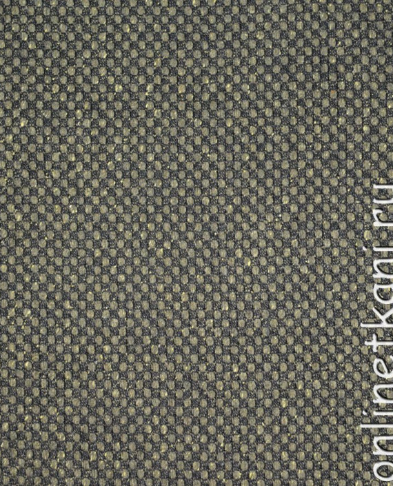 Ткань Хлопок Рубашечный "Селсо" 0213 цвет хаки в клетку картинка 2