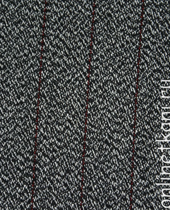 Ткань Хлопок Рубашечный "Серджио" 0214 цвет серый в полоску картинка 1