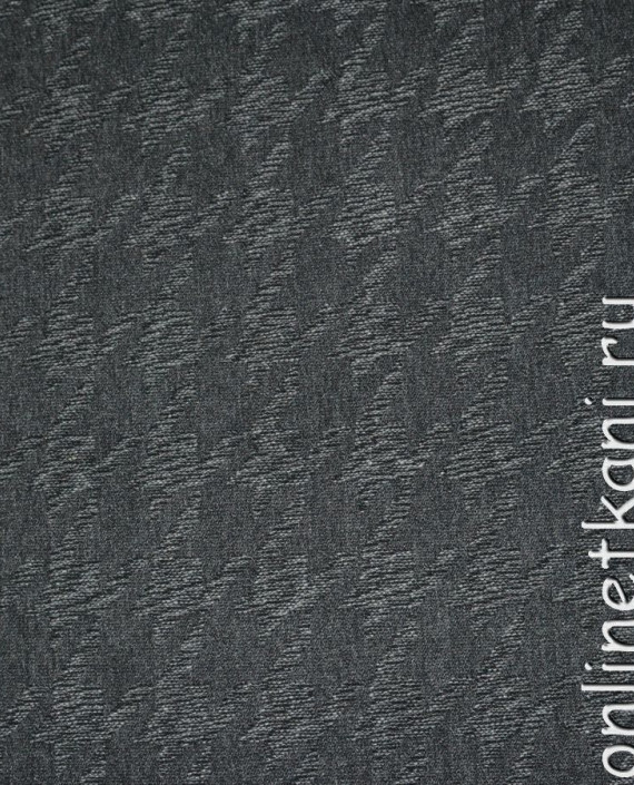 Ткань Хлопок Костюмный "Симоне" 0218 цвет серый гусиная лапка картинка 1
